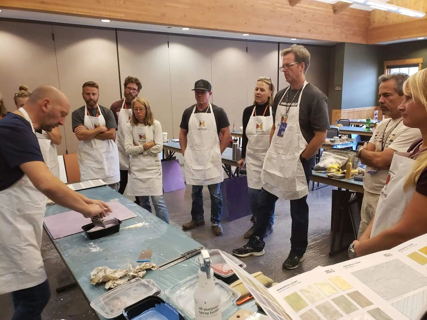 ArtFusion Event Recap - Modern Plasters and Metallic Paints - Concrete Plaster, Venetian Plaster, Textured Metallics-The Decora Company