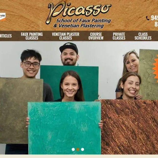 Faux Painting and Venetian Plastering Classes with San Marco Products now in Houston and Orange County California-The Decora Company
