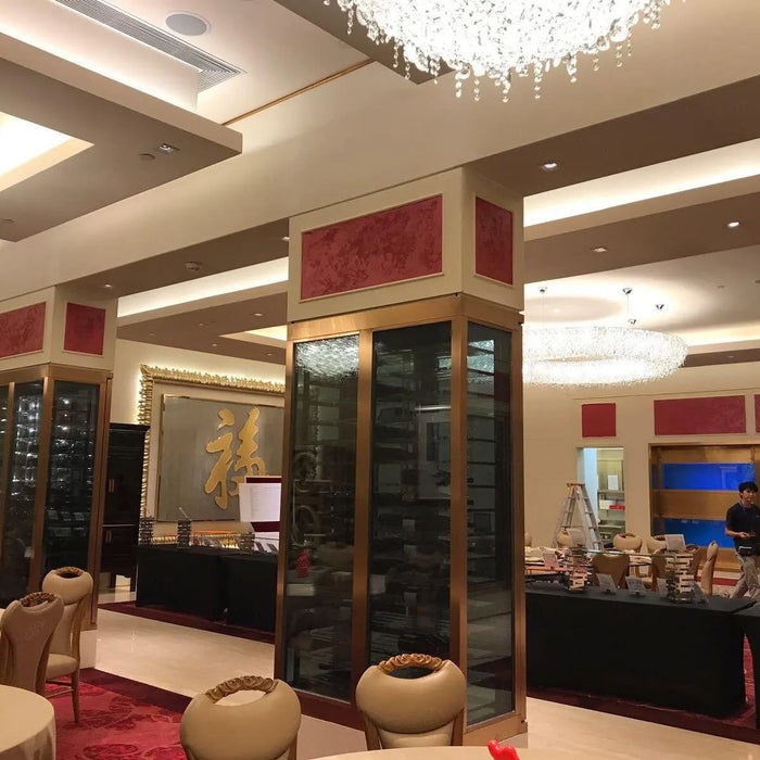 Galaxy Macau Fook Lam Moon Restaurant - San Marco Marcopolo Luxury (Red) and Faux Marble Special Finish-The Decora Company