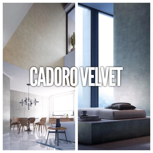 CADORO VELVET - Metallic Decorative Iridescent Paint with Velvety Effect by San Marco (Argento base) San Marco