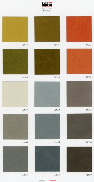 CADORO VELVET - Metallic Decorative Iridescent Paint with Velvety Effect by San Marco (Argento base) San Marco