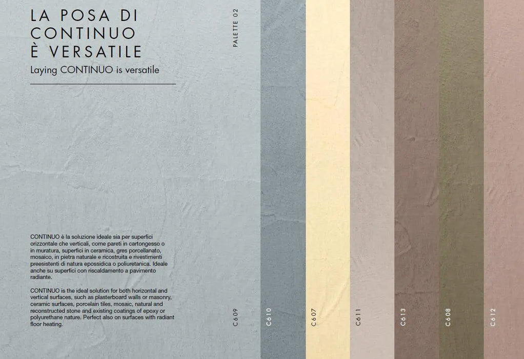 CONTINUO Micro-Cement Coating by San Marco ~Continuo Living 140-170ft2 - The Decora Company