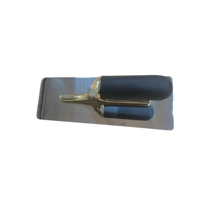 Decora Professional Trapezoidal Stainless Steel Marmorino Trowel With Gold and Rubber Handle The Decora Company paint,  venetian plaster, paint company, wall paint, paint for house, concrete paint, interior paint, wall paint, house painting, house colors, textured paint, house paint, bedroom paint colors