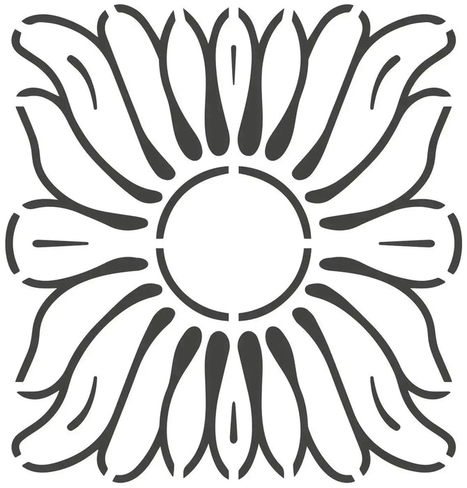 Decora Stencil - Lime Art Pattern