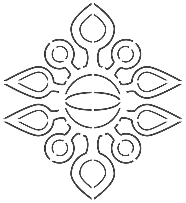 Decora Stencil - Marsiglia Art Pattern The Decora Company