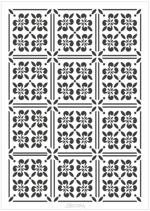 Decora Stencil - Pompei Pattern The Decora Company