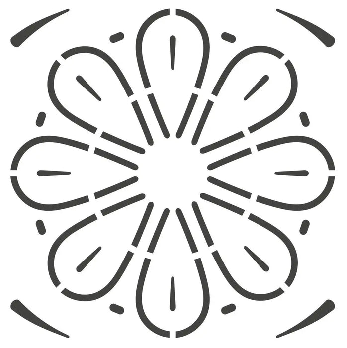 Decora Stencil - Tatto Art Pattern The Decora Company