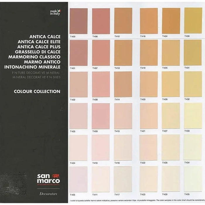 GRASSELLO DI CALCE - Lime Glossy Venetian Plaster by San Marco, (White Base) - The Decora Company