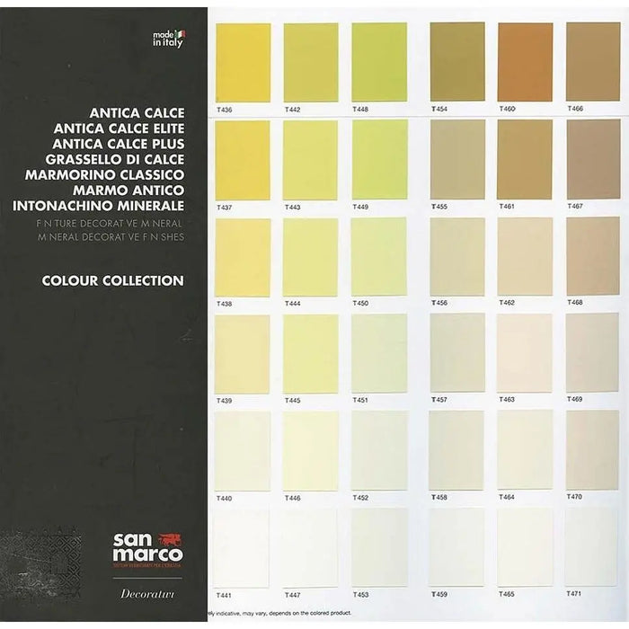 GRASSELLO DI CALCE - Lime Glossy Venetian Plaster by San Marco, (White Base) - The Decora Company