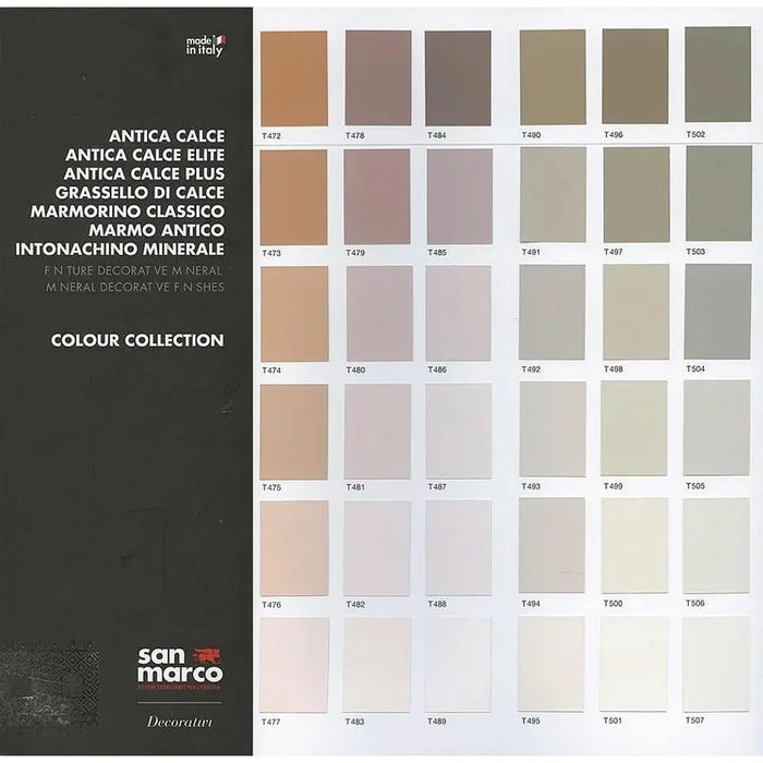 GRASSELLO DI CALCE - Lime Glossy Venetian Plaster by San Marco, (White Base) - The Decora Company