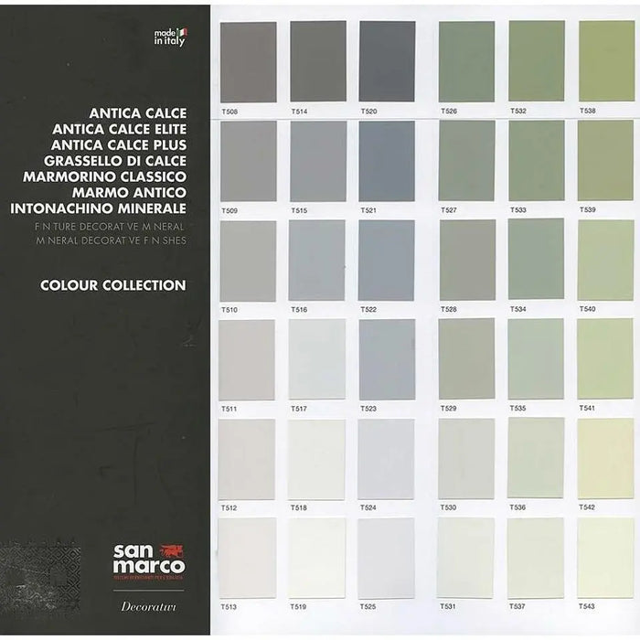 GRASSELLO DI CALCE - Lime Glossy Venetian Plaster by San Marco, (White Base) - The Decora Company