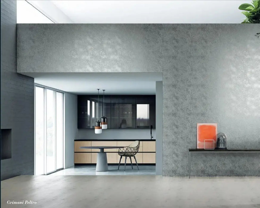 GRIMANI PELTRO - Decorative Metallic Paint with Platinum Leaf Effect by San Marco (Platinum base) - The Decora Company,  paint company, wall paint, paint for house, concrete paint, interior paint, wall paint, house painting, house colors, textured paint, house paint, bedroom paint colors