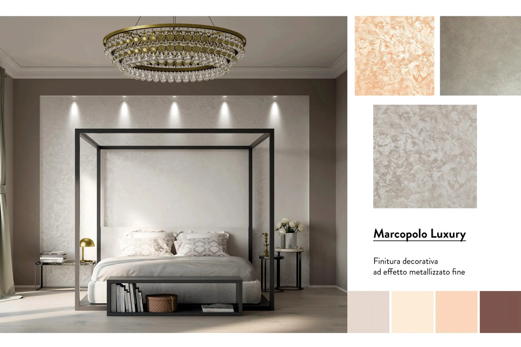 MARCOPOLO LUXURY - Metallic Decorative Paint with Subtle Sand Texture by San Marco San Marco