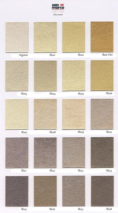 MARCOPOLO - Textured Metallic Decorative Paint by San Marco - The Decora Company