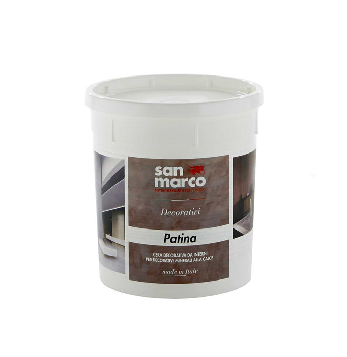 PATINA WAX - Professional Plaster Wax by San Marco San Marco, Patina Wax by San Marco – Professional Plaster Wax for Decorative Wall Finishes, San Marco Patina Wax – High-Quality Wax for Venetian and Lime Plaster, San Marco Plaster Wax – Satin Finish Wax for Polished Wall Surfaces, Applying Patina Wax to Lime Plaster Wall, Eco-friendly Wall Wax for Natural Lime Plaster Coating, High-Sheen Wall Finish with Patina Wax by San Marco