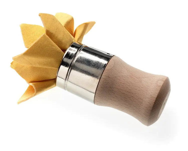 Pennelli Tigre Professional Decorating Leather Brush with Wooden Handle Pennelli Tigre
