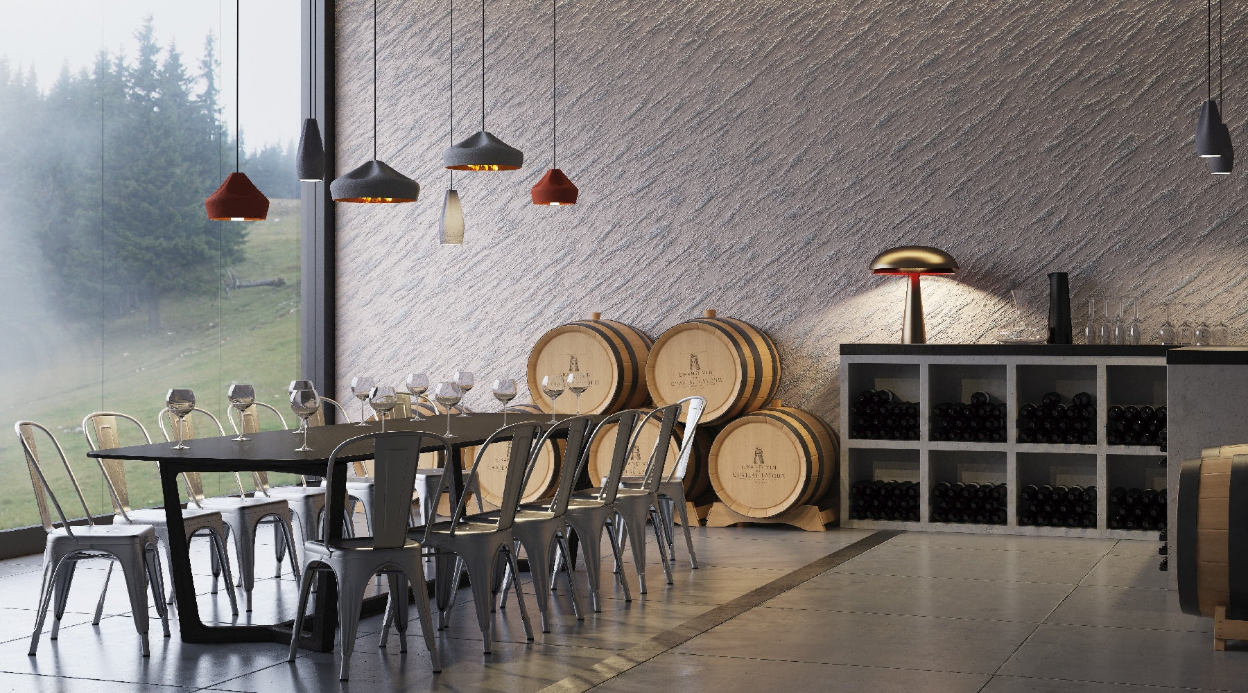 textured plaster wall