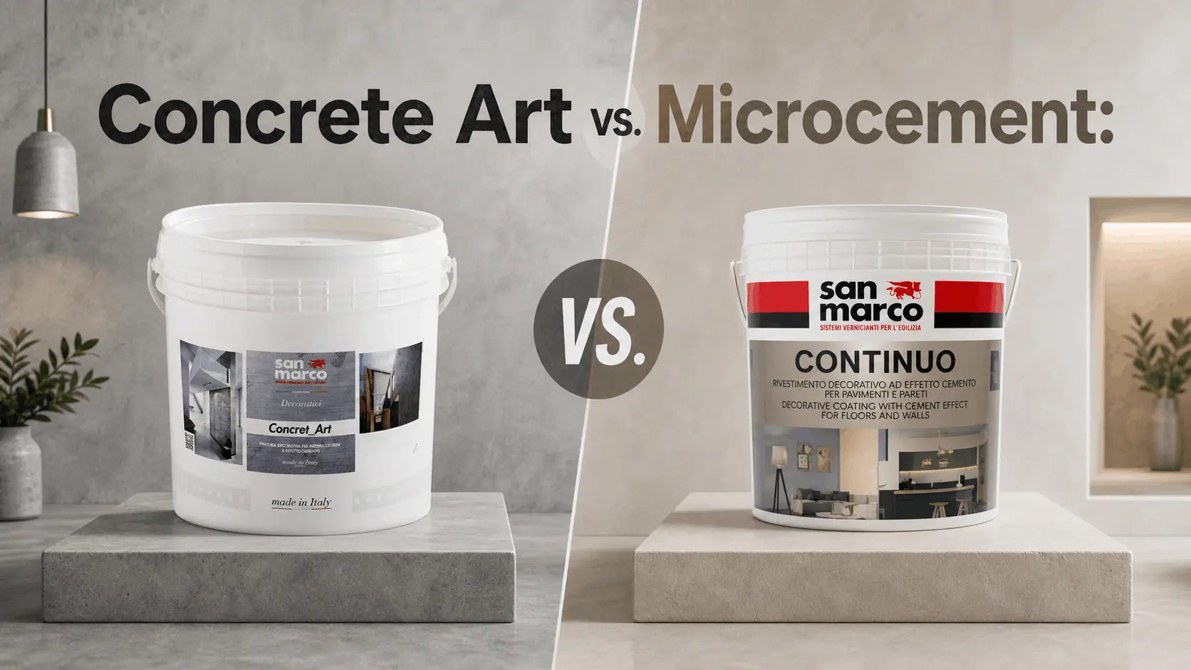 Concrete Art vs. Microcement: Which Faux Concrete Product Is Right for Your Project?