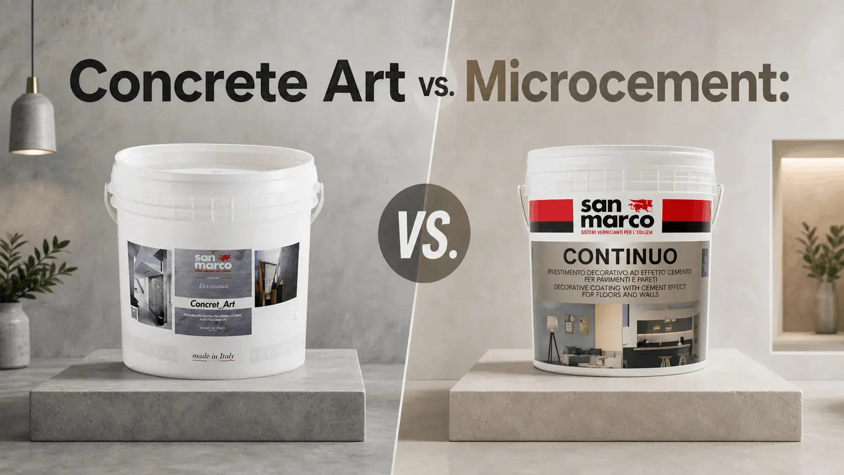 Concrete Art vs. Microcement: Which Faux Concrete Product Is Right for Your Project? The Decora Company