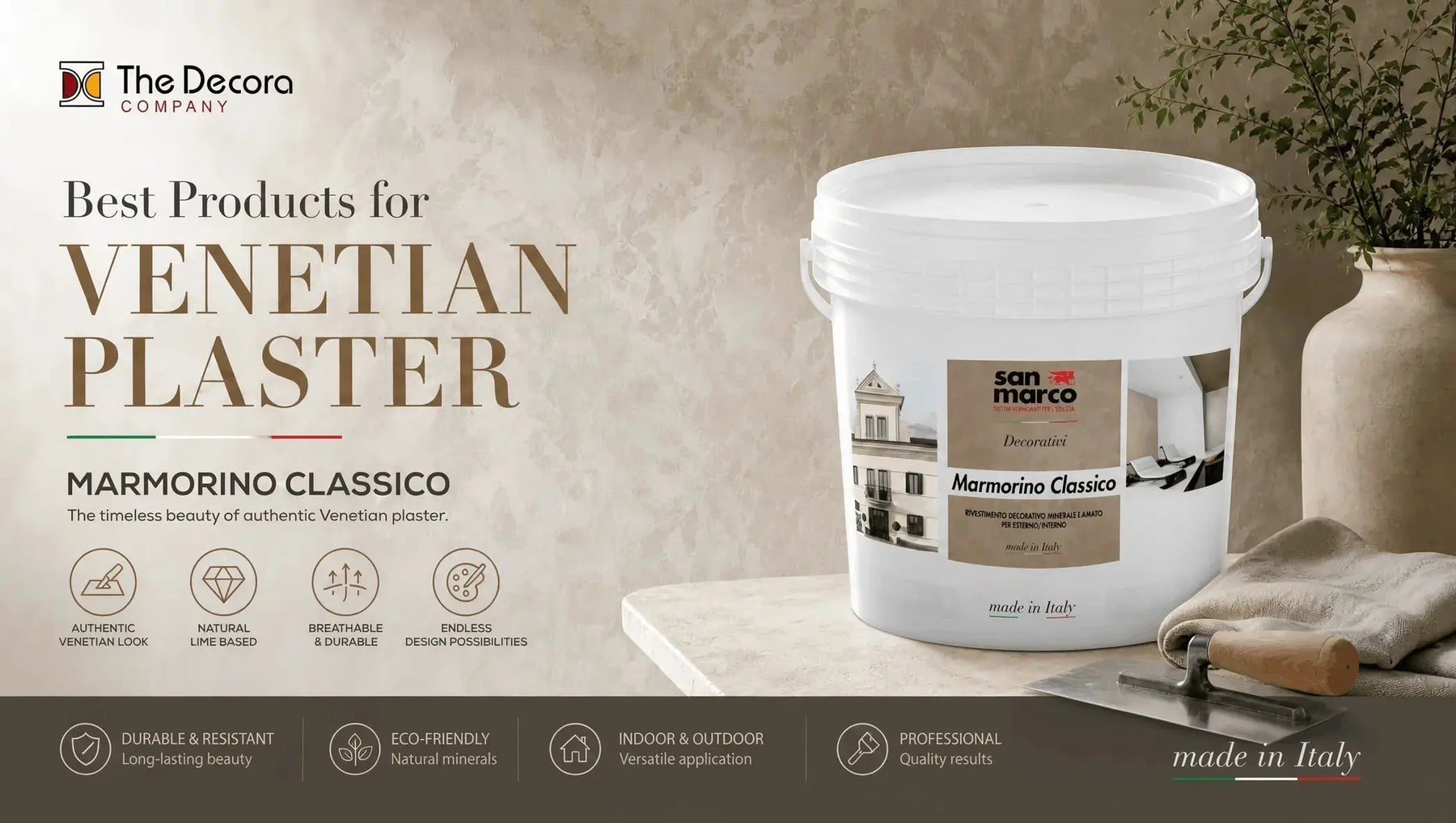Marmorino Classico: The Italian Lime Venetian Plaster That Transforms Living Walls The Decora Company