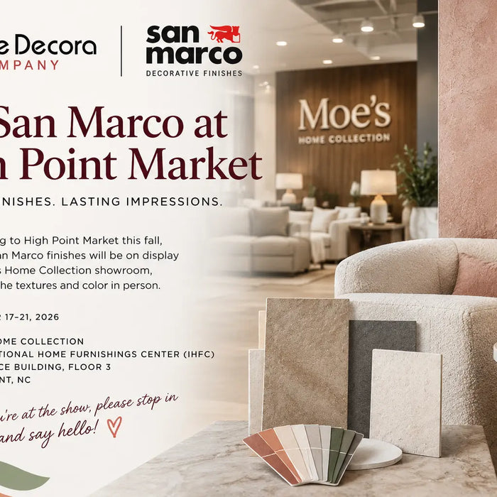 San Marco Paints & Plasters Take Center Stage at High Point Market Fall 2026!