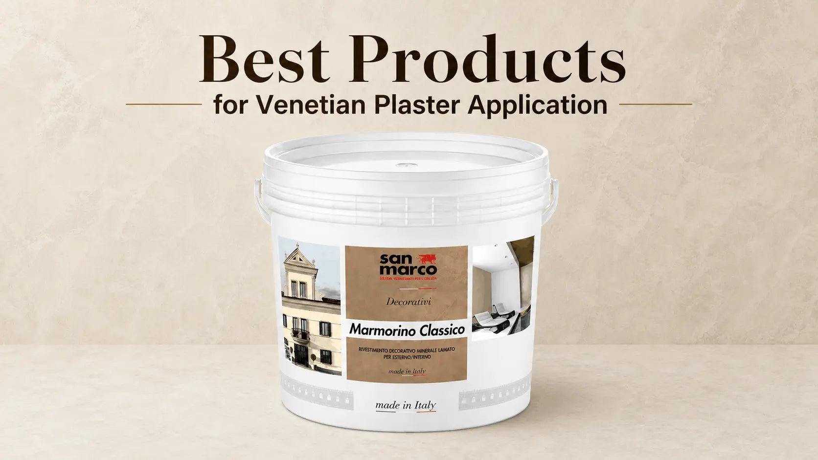 The Best Product for Venetian Plaster Application