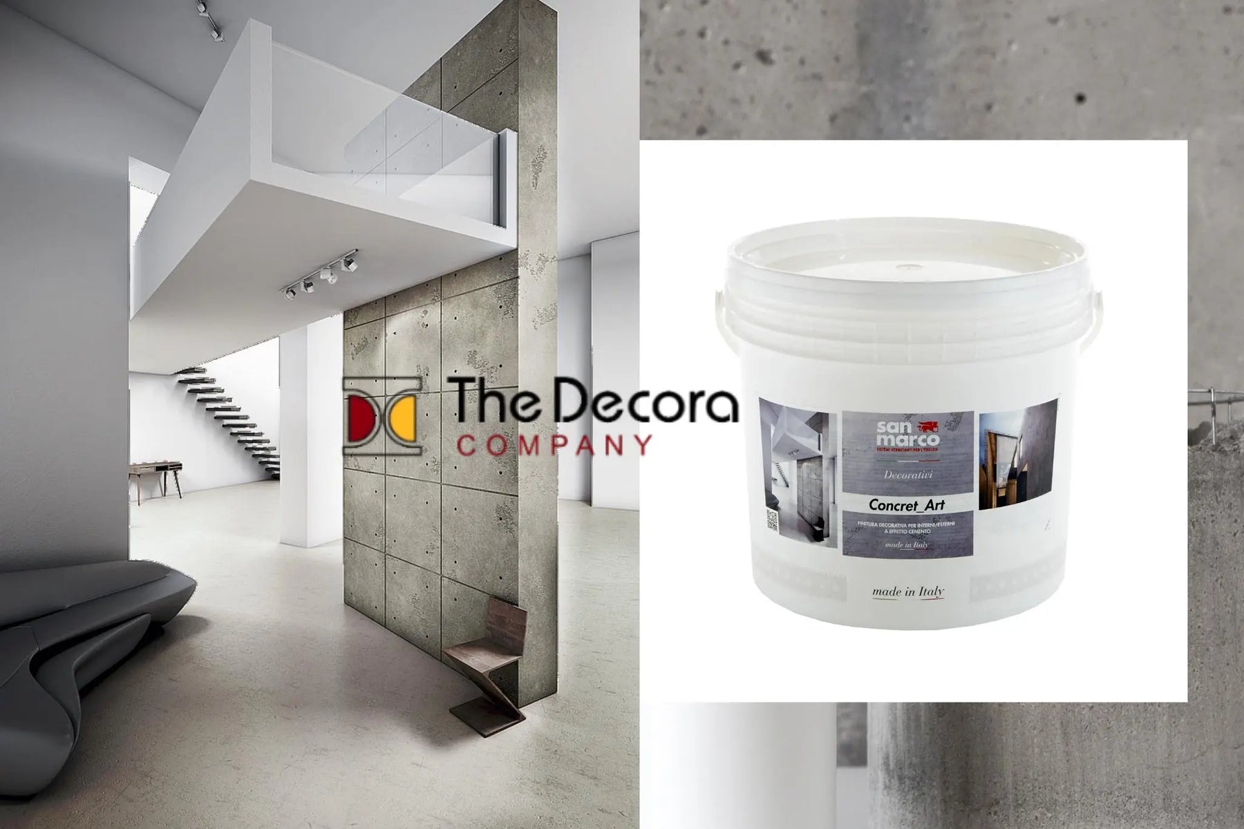 The-Hidden-Benefits-of-Using-Concrete-Art-Faux-Concrete-Decorative-Plaster-By-San-Marco-In-Modern-Interiors The Decora Company