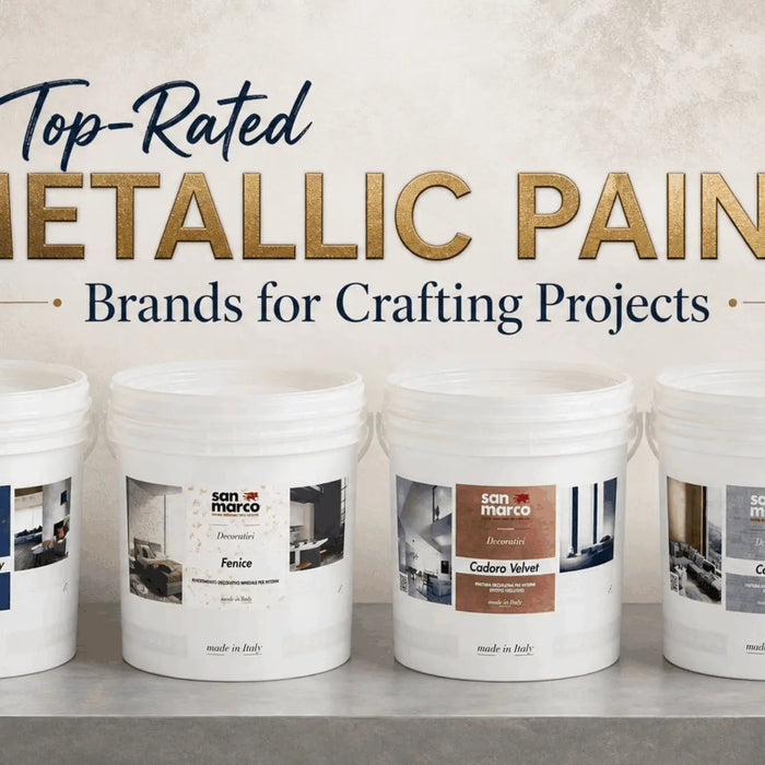 Top-Rated Metallic Paint Brands for Crafting Projects