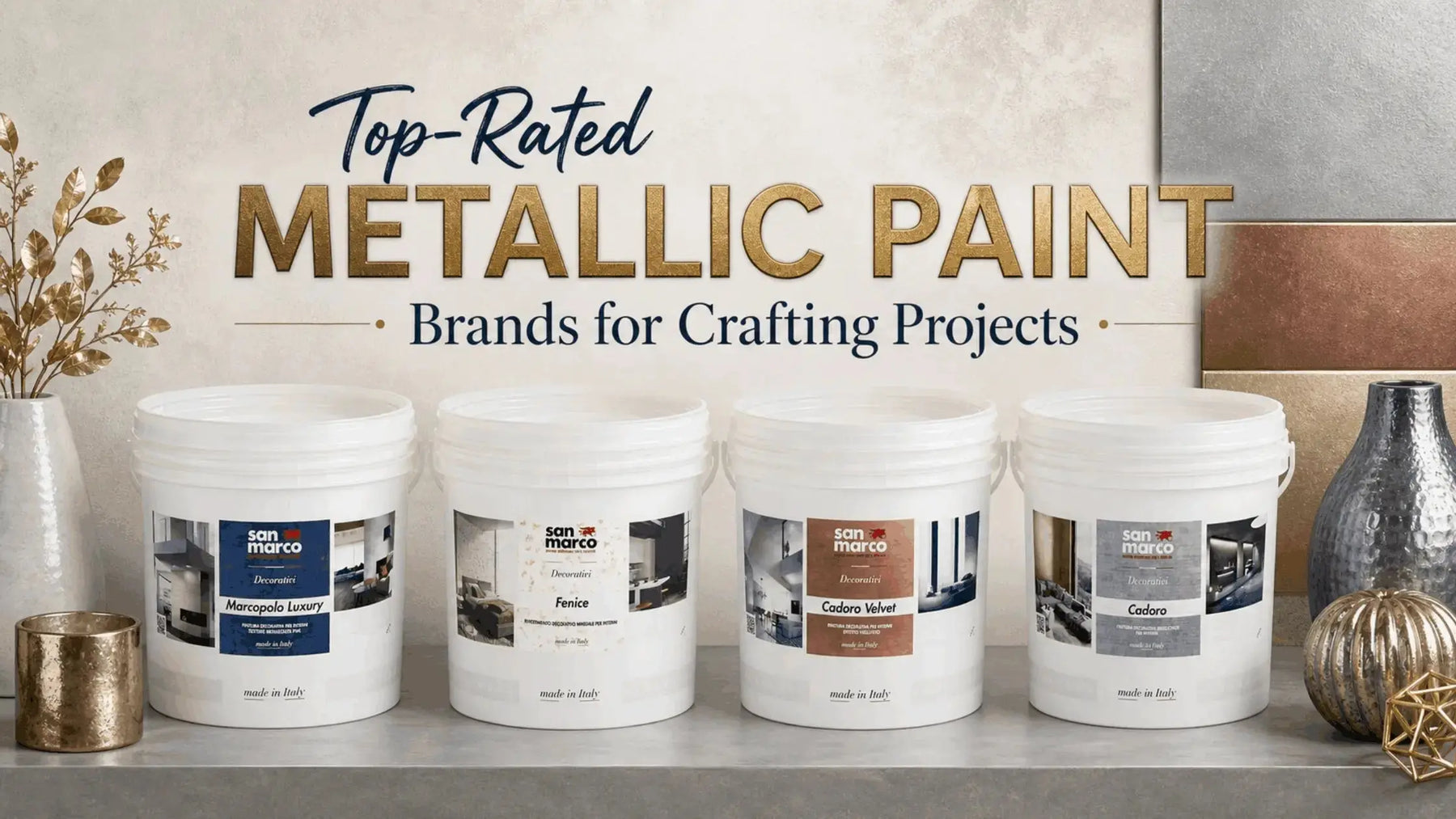 Top-Rated Metallic Paint Brands for Crafting Projects The Decora Company