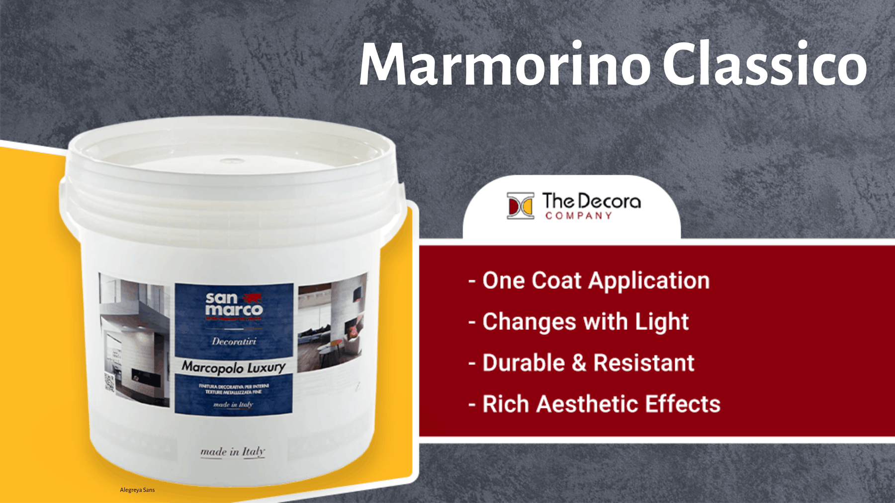Why Marmorino Classico Is One of The Decora Company's Best-Selling Decorative Wall Finishes