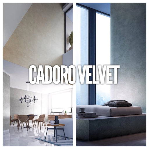 CADORO VELVET BIANCO - Metallic Decorative Iridescent Paint with Velvety Effect by San Marco (White base) - The Decora Company