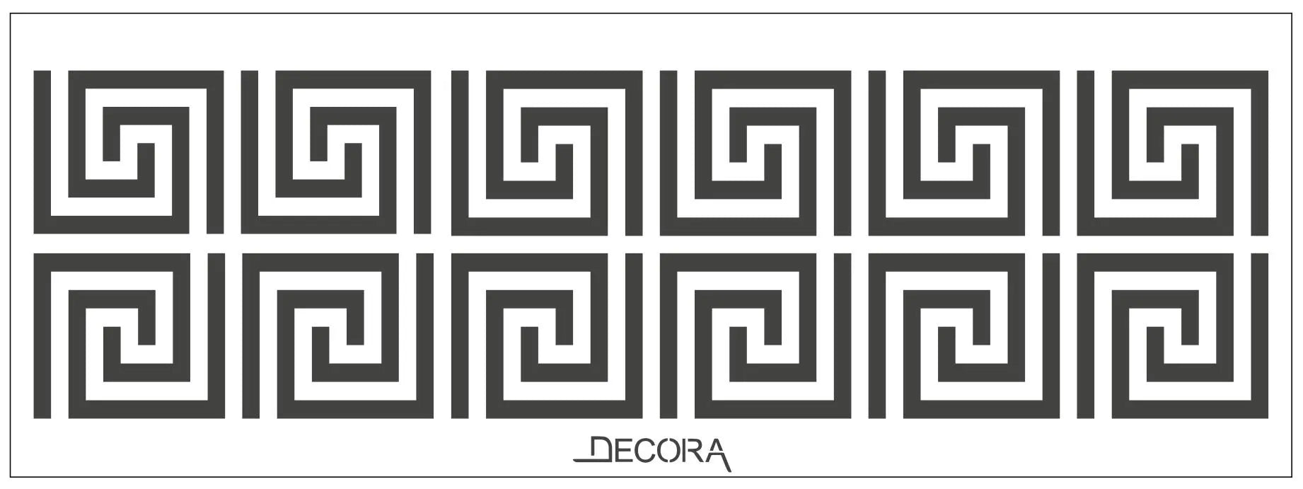 Decora Stencil - Medusa Pattern The Decora Company