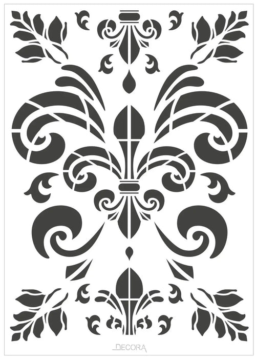 Decora Stencil - Quattro Canti Pattern The Decora Company