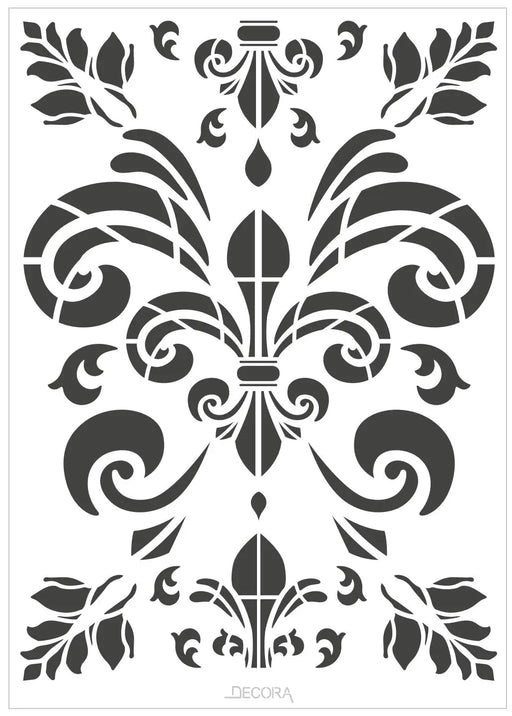 Decora Stencil - Quattro Canti Pattern The Decora Company
