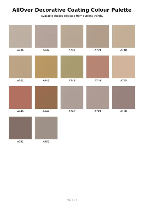 AllOver color chart page 3