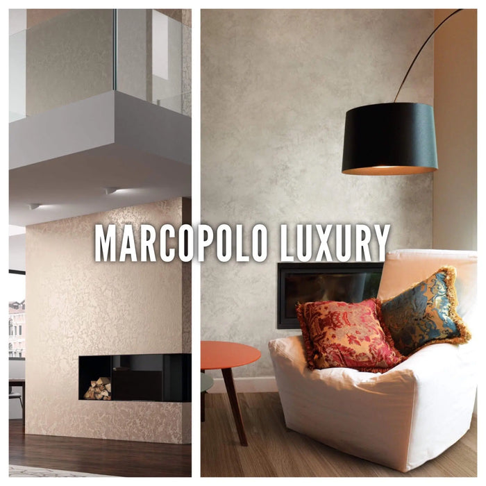 MARCOPOLO LUXURY ORO ZECCHINO - Metallic Decorative Paint with Subtle Texture by San Marco, Vivid Gold Color - The Decora Company