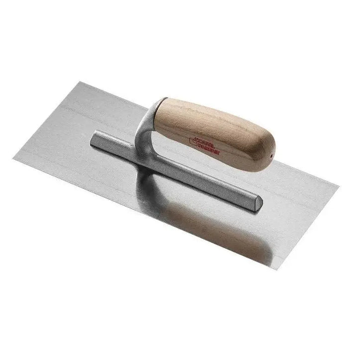 Pennelli Tigre Professional Rectangular Steel Trowel With Wooden Handle (11") - The Decora Company
